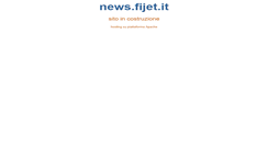 Desktop Screenshot of news.fijet.it